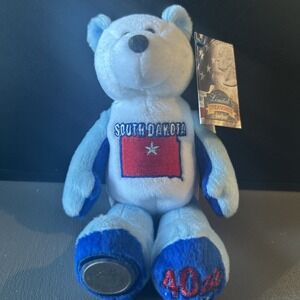 South Dakota Limited  Treasures Coin Bear 20th State Quarter Sealed On Foot